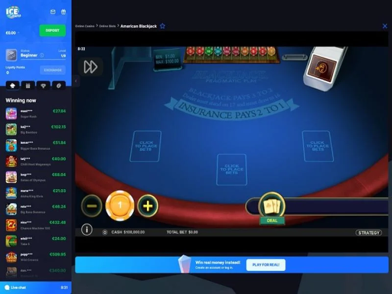 Ice Casino Képernyőkép 3